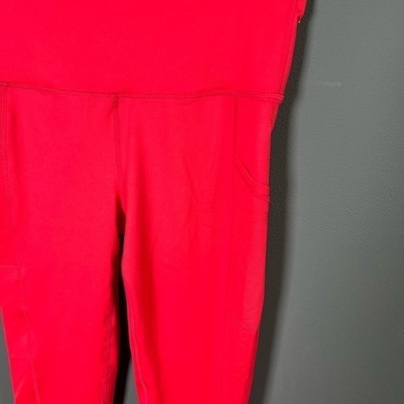ideology 7/8 length high rise leggings-watermelon pop color-NWT - Picture 3 of 6